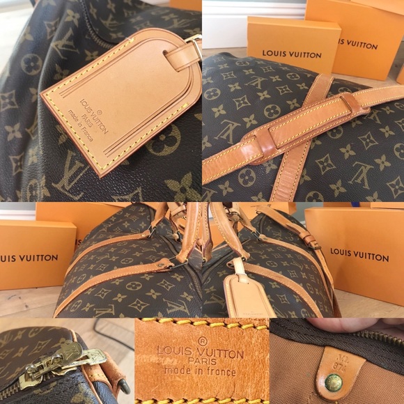 ♥️SOLD♥️ KEEPALL BANDOULIERE 60 - Picture 6 of 7